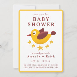 Convite Adorable Baby Shower Invitation