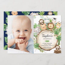 Adorable Jungle Safari Greeneric Foto do primeiro 