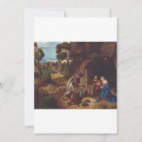 Adoração dos Pastores por Giorgione