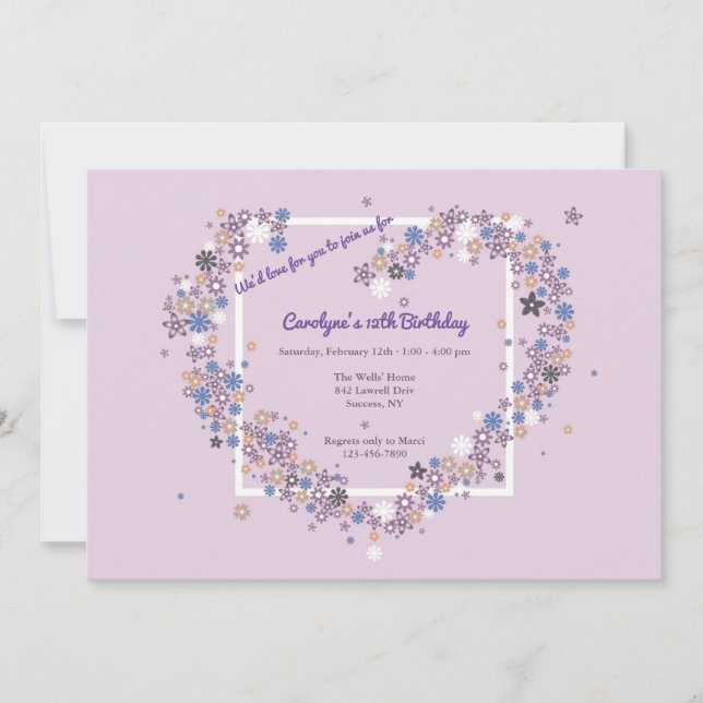 Convite Adoraríamos que se juntasse a nós (Frente)