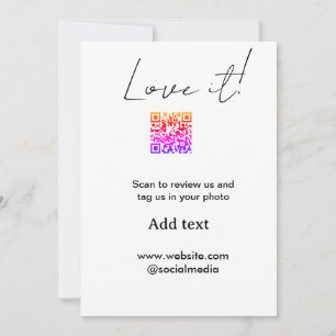 Convite Adoro escanear QR revisar compartilhamento de mídi