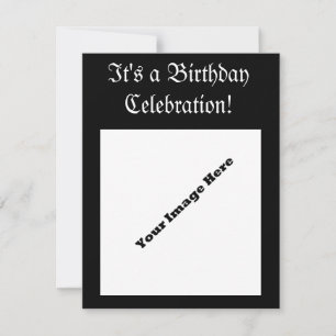 Convite adulto formal de Bithday