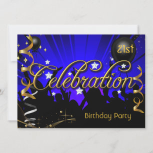 Convite Adultos ou adolescentes com celebrações de Festa d