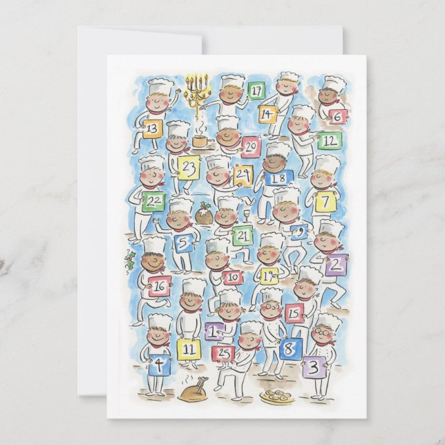 Convite Advento dos Chefs de Natal (Frente)