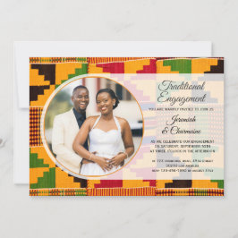 Convite African TRADITIONAL ENGAGEMENT Ghana Kente