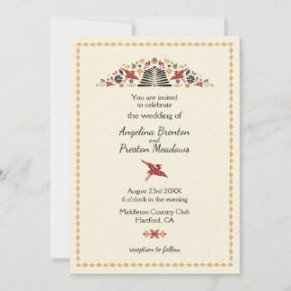 Convite Africana Modern Africa Design Wedding