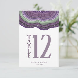 Convite Agate Geode Glitter Wedding ID647