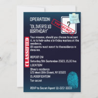 Agente secreto Detetive Spy Mystery Party