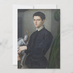 Convite Agnolo Bronzino - Retrato de um Homem com Estado