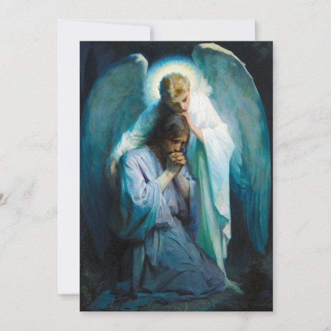 Convite Agonia no Jardim por Frans Schwartz (Frente)