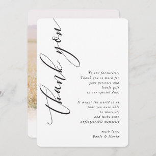 Convite AGRADECIMENTO A VOCÊ fotografar a caligrafia moder