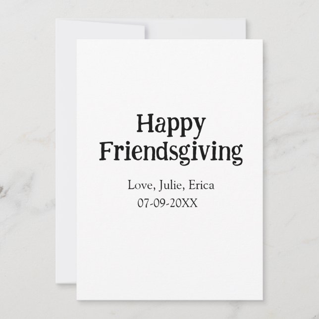 Convite Agradecimento aos amigos feliz adicionar nome com  (Frente)