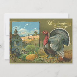 Convite Agradecimento de Ação de Graças Antigo, Peru na Fa