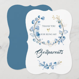 Convite AGRADecimento Personalizado por ser meus Padrinhos