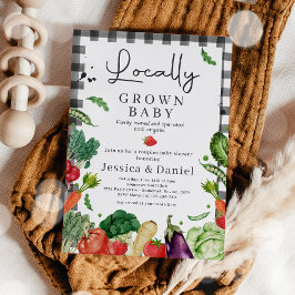 Convite Agricultores Comercializam Chá de fraldas De Bebê