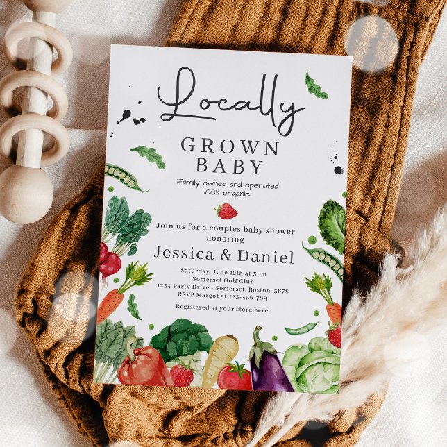 Convite Agricultores Comercializam Chá de fraldas De Bebê  (Criador carregado)