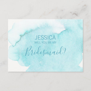 Convite Água Azul De Água Você Vai Ser Minha Donzela?