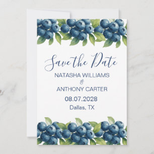 Convite Água-forte Casamento Mirtilo Save the Date