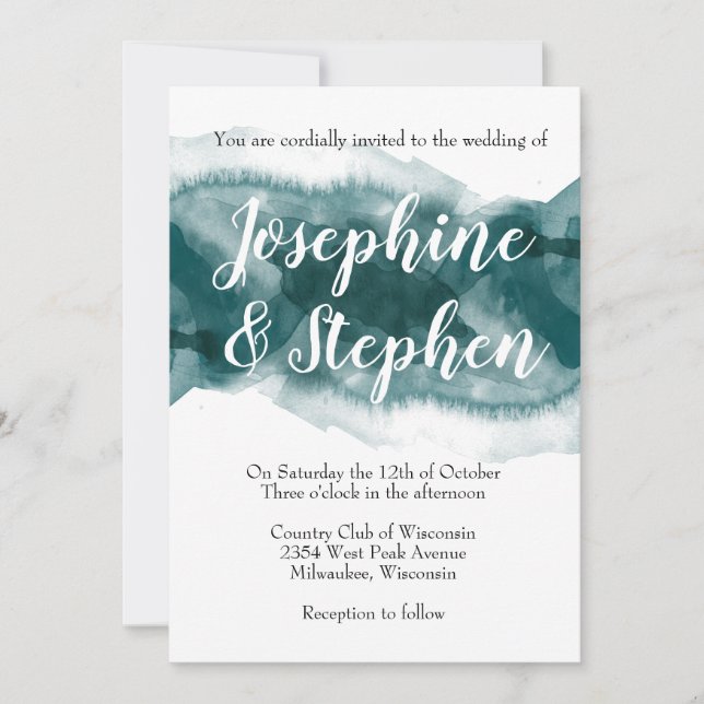 Convite Água para a Alma (Frente)