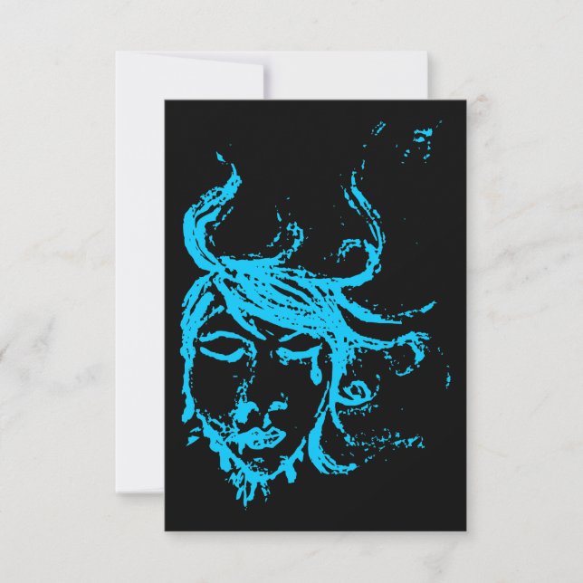 Convite águas azuis (Frente)