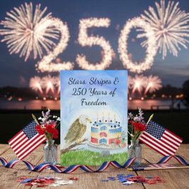 Convite Águia Americana do 250º Dia da Independência com B