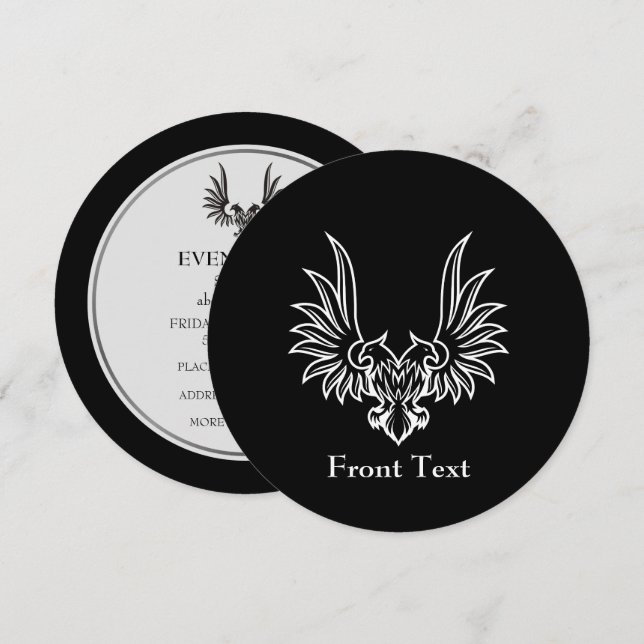 Convite Águia com duas cabeças (Frente/Verso)