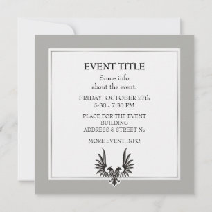 Convite Águia com duas cabeças