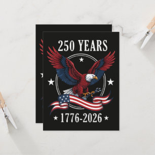 Convite Águia e Bandeira 250 Anos 1776-2026 250º