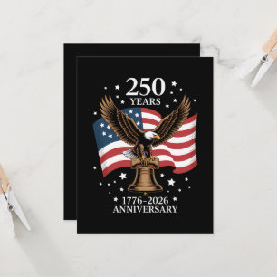 Convite Águia e Bandeira 250 Anos da América 1776-2026