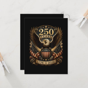 Convite Águia Patriótica Americana 1776 2026 250º 4 de Jul