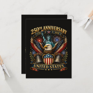 Convite Águia Patriótica do 250º Aniversário dos Estados U