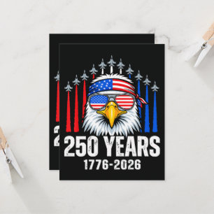 Convite Águia Patriótica EUA 250º Aniversário 250º