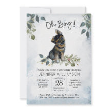 Ah, garoto! German shepherd de Bebê