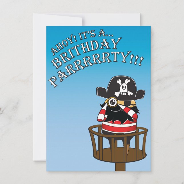 Convite Ahoy! (Frente)