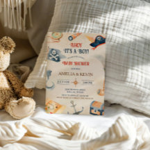 Ahoy, é um Chá de fraldas pirata