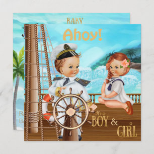 Convite Ahoy, são gêmeos