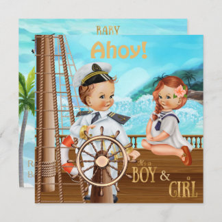 Convite Ahoy, são gêmeos