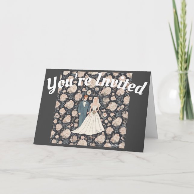 Convite AI Você é Convidado para Casamento (Frente)