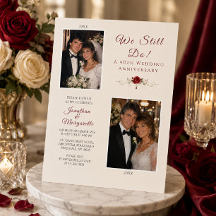 Convite Ainda Fazemos Aniversário de Casamento