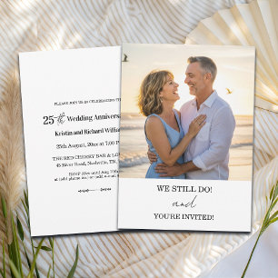 Convite Ainda Fazemos Foto de Aniversário de Casamento de 