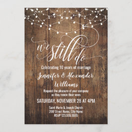 Convite Ainda Fazemos Renovação de Votos