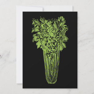 Convite Aipo Vintage Aipo Aipo Vegetal Presente Aipo Suco 