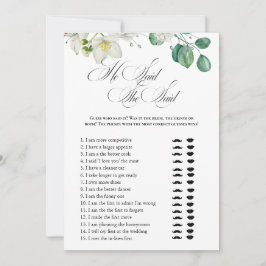 Convite Airy Eucalyptus Greenery Boho Chá de panela Rustic