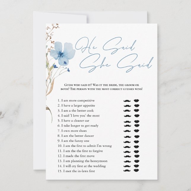 Convite Airy Eucalyptus Greenery Boho Rustic Bridal Shower (Frente)