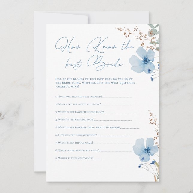 Convite Airy Eucalyptus Greenery Boho Rustic Bridal Shower (Frente)