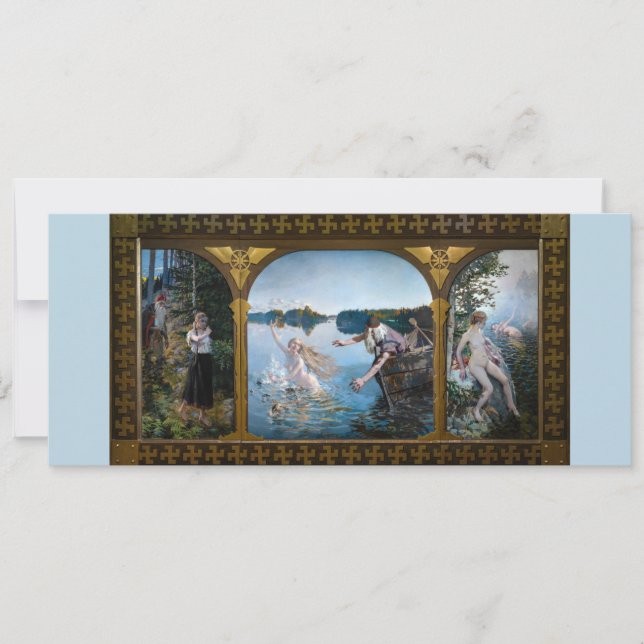 Convite Akseli Gallen-Kallela - Aino Triptych (Frente)