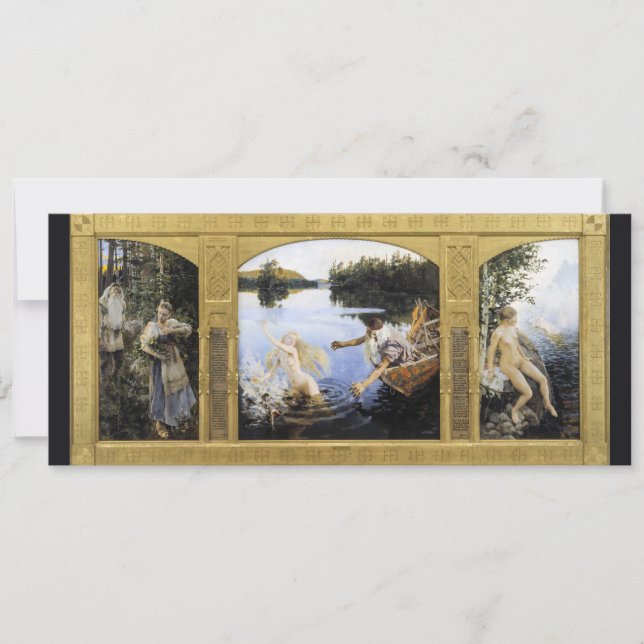 Convite Akseli Gallen-Kallela - Mito Aino (Frente)