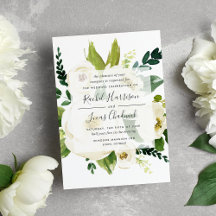 Alabaster Floral | Casamento Botânico Verde e Bran