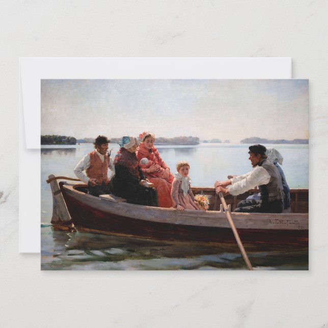 Convite Albert Edelfelt - Indo ao Batizado (Frente)