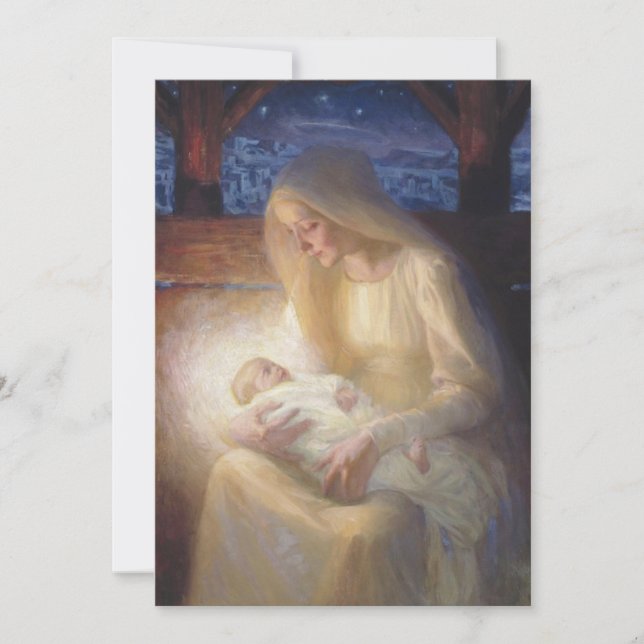 Convite Albert Edelfelt - Madonna (Frente)